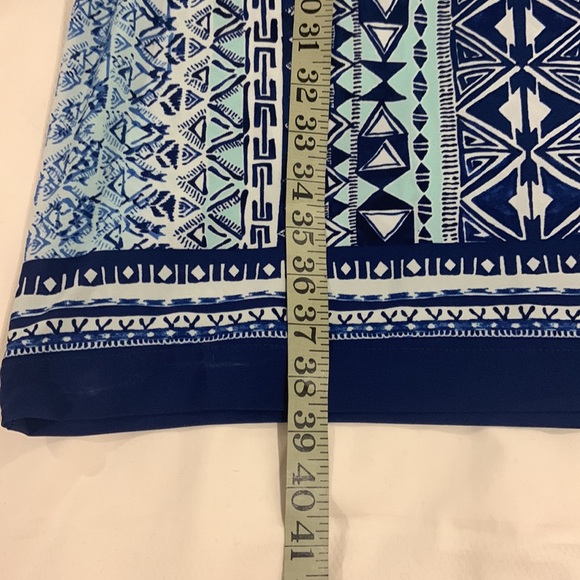 Saks Fifth Avenue “Black” label dress. Great summer colours of navy white & mint - Picture 4 of 6